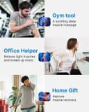 RENPHO Massage Gun Deep Tissue, Muscle Massage Gun 3200 RPM Motor Massager with Type-C Charging and Portable Case, for Home Office Workout Full Body Muscle Massage Relax, Black - 9