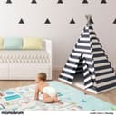 Mamabrum baby play mat 200 x 180 x 1 cm foldable foam mat waterproof portable child safe non-toxic thicker bigger - 7