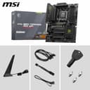 MSI MAG B850 TOMAHAWK MAX WIFI Motherboard, ATX - Supports AMD Ryzen 9000/8000 / 7000 Processors, AM5-80A SPS VRM, DDR5 Memory Boost 8400+ MT/s (OC), PCIe 5.0 x16, M.2 Gen5, Wi-Fi 7, 5G LAN - 7