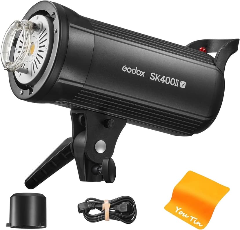 GODOX SK400IIV Flash da Studio LED 400W con Attacco Bowen… - 1