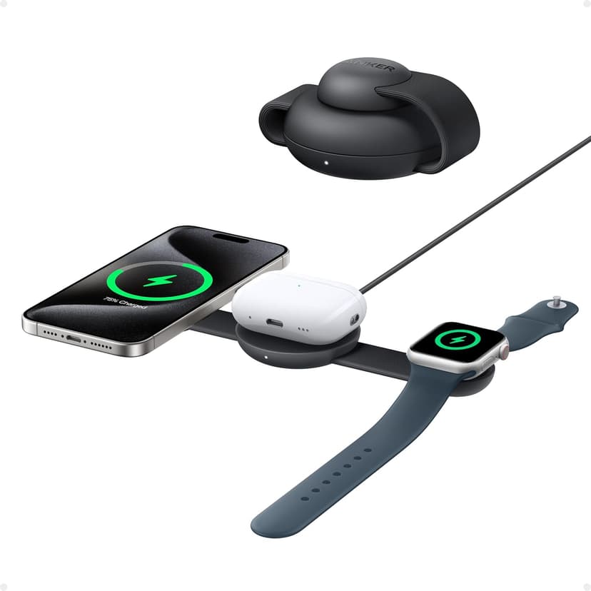 Anker MagGo Chargeur Induction iPhone Station de Recharge… - 1