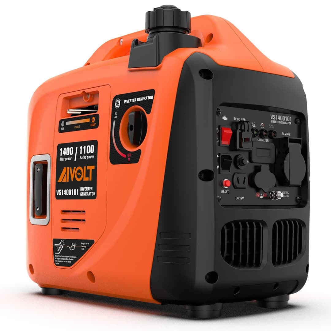 AIVOLT 1400W Silent Inverter Generator Set With AC 230V/D…