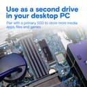 Crucial P310 500GB SSD M.2 2280 NVMe PCIe Gen4, Up to 6,600MB/s, Laptop & Desktop (PC) Compatible, Internal Solid State Drive - CT500P310SSD801 - 5