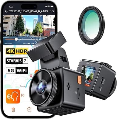 VANTRUE E1 Pro 4K HDR STARVIS 2 Dashcam Voiture Avant, Mi…