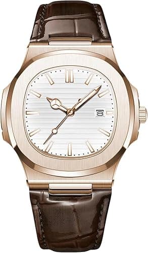 RORIOS Minimalist Wristwatch for Men Analogue Quartz Wris…