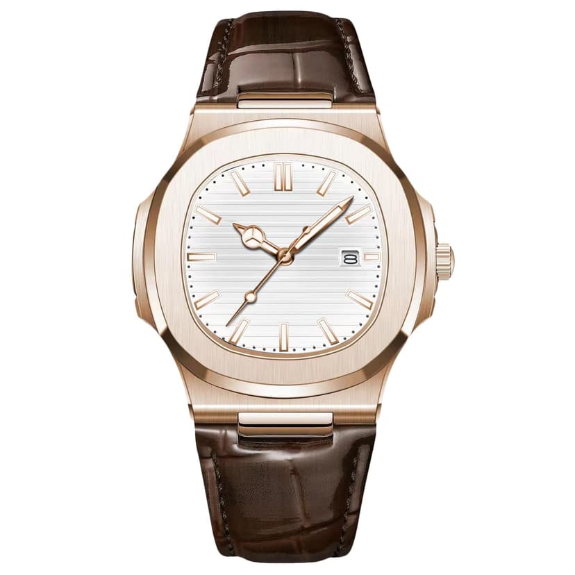 RORIOS Minimalist Wristwatch for Men Analogue Quartz Wris… - 1