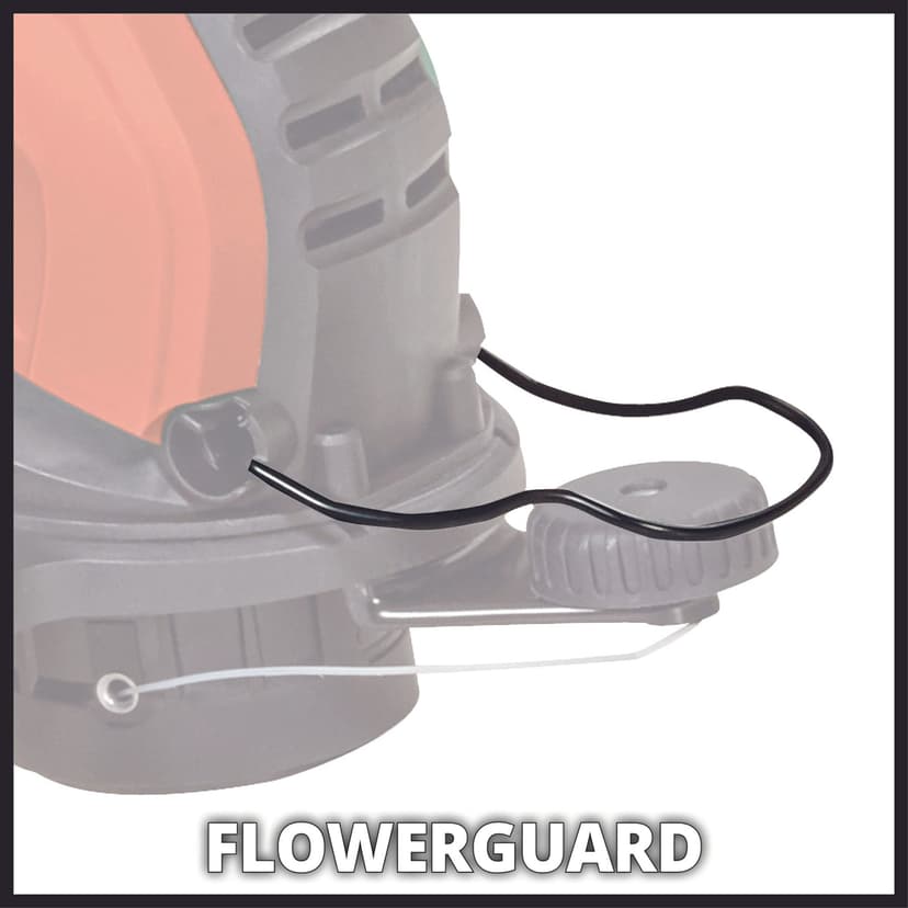 Einhell GC-ET 4530 Electric Garden Strimmer With 3 Thread Spools - Auto Line-Fed Grass Trimmer With Telescopic Aluminium Handle, Rotatable Head And Flower Guard - Corded Grass Strimmer Set - 11