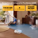 roborock Qrevo S5V Robot Vacuum Cleaner with Mop (Qrevo S5V White) - 8