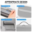 Puasok Drone Étui Portable pour DJI Mini 3/3 Pro/4 Pro, Imperméable Rangement Sac pour RC Contrôleur et Accessoires - 4