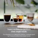 De'Longhi Magnifica Start ECAM222.60.BG Automatic Coffee Machine with LatteCrema Milk System for Automatic Cappuccino, 4 Direct Selection Buttons, Soft Touch Control Panel, Function - 5