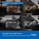 Tapo C530WS 360° Outdoor Surveillance Camera, 3K 5MP, Starlight Colour Night Vision, AI Detection, Motion Tracking, WiFi or Ethernet, MicroSD Card up to 512GB - 5
