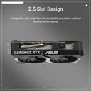 ASUS Dual GeForce RTX 5060 8GB GDDR7 OC Edition (PCIe 5.0, 8GB GDDR7, DLSS 4, HDMI 2.1b, DisplayPort 2.1b, 2.5 slot design, Axial tech fan design, 0dB technology, and more) - 2