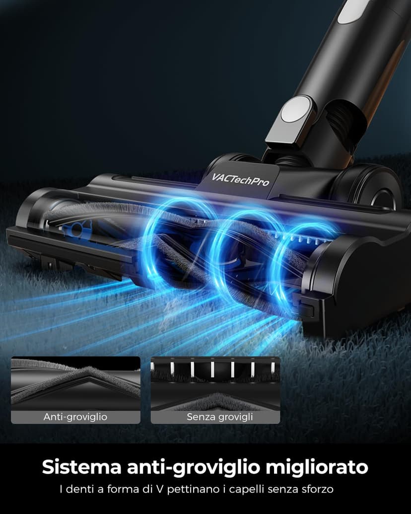 VACTechPro F02 Lite Cordless Vacuum Cleaner with Battery - 3
