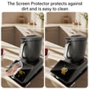 HidWee Compatible with Vorwerk Thermomix TM7 for Tempered Glass Screen Protector, 1 Piece 9H Hardness Protective Glass, Anti-Bubble Screen Protector, Anti-Scratch Tempered Glass Protection, HD Clear - 3