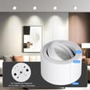 CANMEIJIA Surface Ceiling Spotlight Dimmable LED Ceiling Spotlight 7W Ø80x50mm Extra Flat 30° Pivotable 3000K/4000K/6500K Ceiling Spotlights Aluminium Downlight Round White 4 pcs - 8