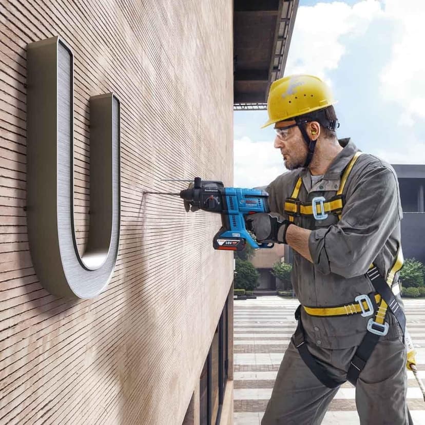 Bosch Professional 18V System Cordless Rotary Hammer GBH 18V-21 (max. impact energy 2 J, incl. Machine Cloth, without battery/charger) - 2