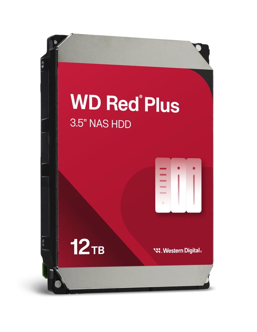 WD Red Pro 12 To NAS Disque Dur Interne 3,5" - 7200 RPM Classe, SATA 6 Gb/s, CMR, Cache de 512 Mo - 4