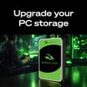 Seagate BarraCuda 4TB, Internal Hard Drive, 3.5 Inch, SATA, 6GB/s, 5.400 RPM, 256MB Cache, for Computer Desktop PC, FFP (ST4000DMZ04) - 3