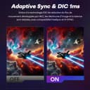 HKC G27M7Pro 27" Mini LED IPS Gaming Screen, UHD 160Hz/FHD 320Hz, 1ms DIC,HDR1400,98% DCI-P3,Adaptive Sync,USB-C 90W,2×HDMI 2.1,DP 1.4,Height Adjustable Bracket,VESA 100×100 - 7