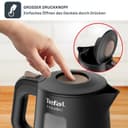 Tefal KI5338 Includeo Kettle | Capacity 1 Litre | Non-Slip Handle | Easy to Read Water Level | 360° Swivel Base | Removable Filter | Black/Copper - 6