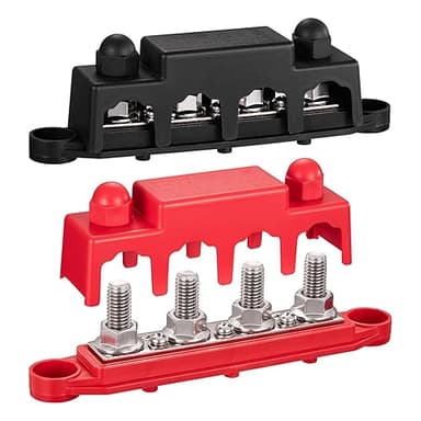 Spurtar Bus Bar Power Distribution Block with 4x M10 Term…