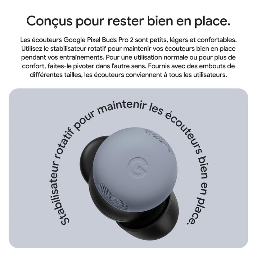 Google Pixel Buds Pro 2 – Écouteurs sans Fil avec Suppression Active du Bruit – Écouteurs Bluetooth – Porcelaine - 4