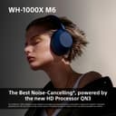 SONY WH-1000XM6 Flagship Noise Cancelling Over-Ear Wireless Bluetooth Headphones, Signature Hi-Res Sound, Comfort, Foldable Design, Durable Case, 30 HR Battery NC On, iOS & Android – Midnight Blue - 4