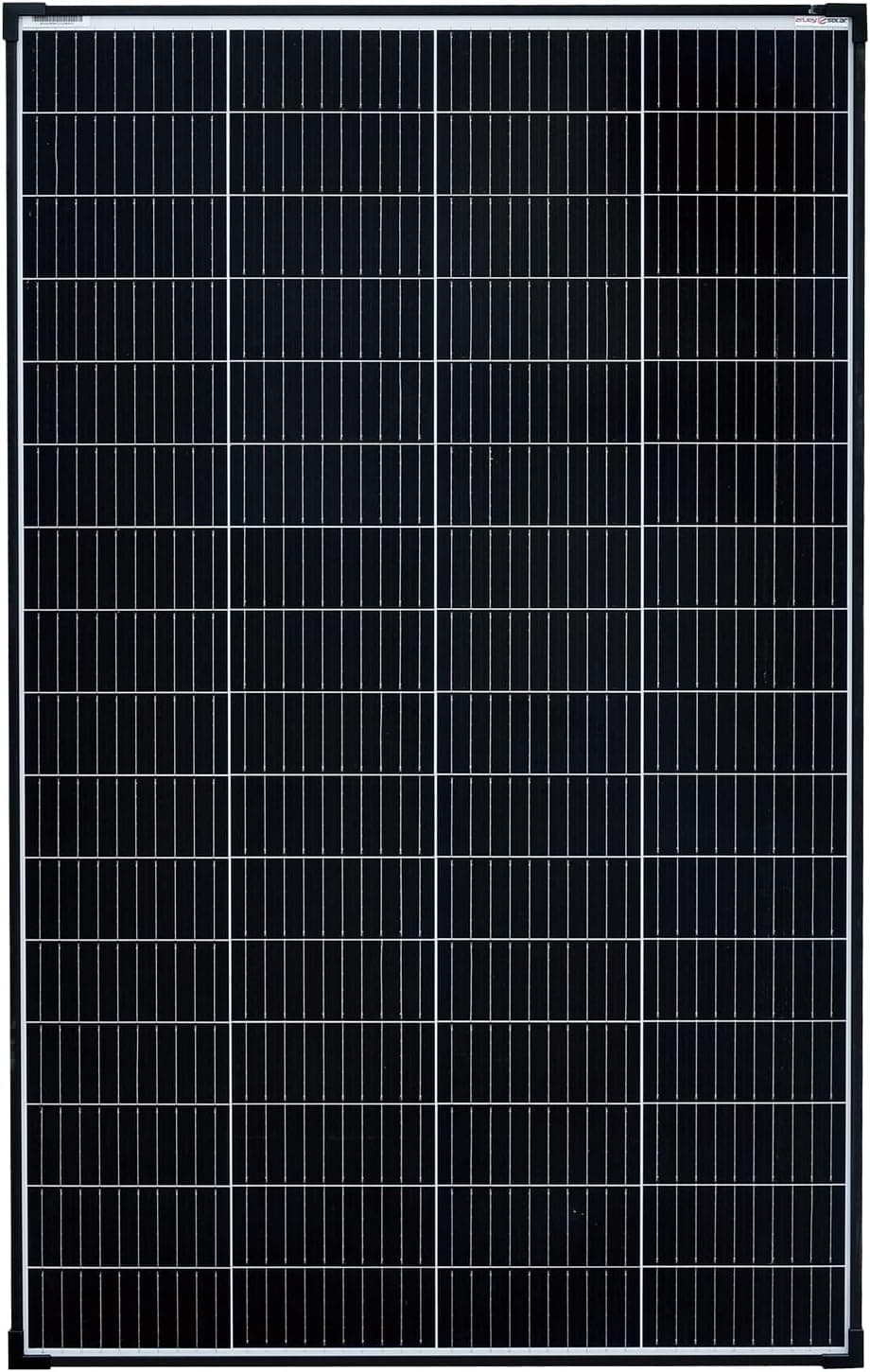 enjoy solar High Efficiency 210W Monocrystalline Solar Panel, Ideal for Off-grid Systems, 182 mm Solar Cells, 10 Bus Bars, TÜV Saar SGS Certified
