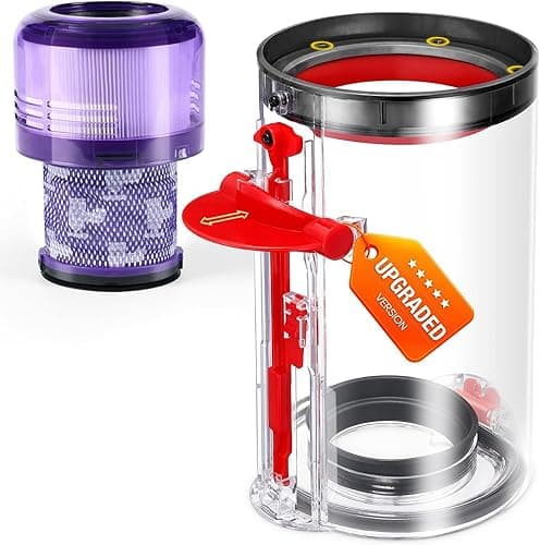 Poubelle Collecteur Réservoir pour Dyson V11 V15 SV14 SV17 Filtre Bac à Poussière Cuve Pièces Détachées Accessoires Conteneur Filtre Rechange pour Dyson SV22 SV15 SV28 Accessoires Dust Bin