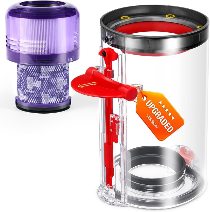 Poubelle Collecteur Réservoir pour Dyson V11 V15 SV14 SV17 Filtre Bac à Poussière Cuve Pièces Détachées Accessoires Conteneur Filtre Rechange pour Dyson SV22 SV15 SV28 Accessoires Dust Bin - 1