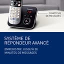 Panasonic Cordless phone KX-TG6821, Single, Silver, with answering machine - 3