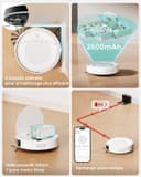 Lefant Aspirateur Robot 6000Pa, Navigation Laser dToF, Évitement Précis des Obstacles, Contrôle par App/Alexa, Anti-Enchevêtrement Idéal pour Poils d'animaux, Cheveux et Sols Durs, M310 Ultra - 8