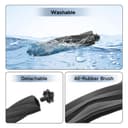 2 Pièces Brosses Principales de Rechange pour Dreame L10s/L10/L20/L10s Pro/L40/L50 Ultra/AE, X30/D20/X40 Ultra Complete, D10s/D10/D10s Pro/Plus/D9 Max Robot Aspirateur, Sans Enchevêtrements et Durable - 4