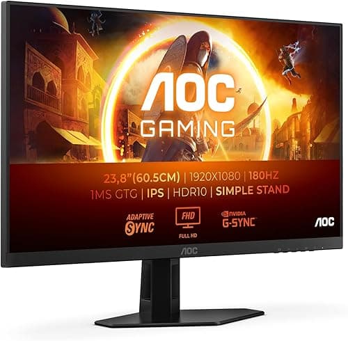 AOC Gaming Moniteur 24G4XED 23.8 Pouce 180Hz Fast IPS Dal…