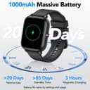 Women's Smart Watch, 1.83 Inch HD Smartwatch, 20 Days Battery Life with Bluetooth Call, Heart Rate Monitor, Sleep, Sports Watch with IP68 Waterproof, 112+ Sports Modes for Android/iOS - 2