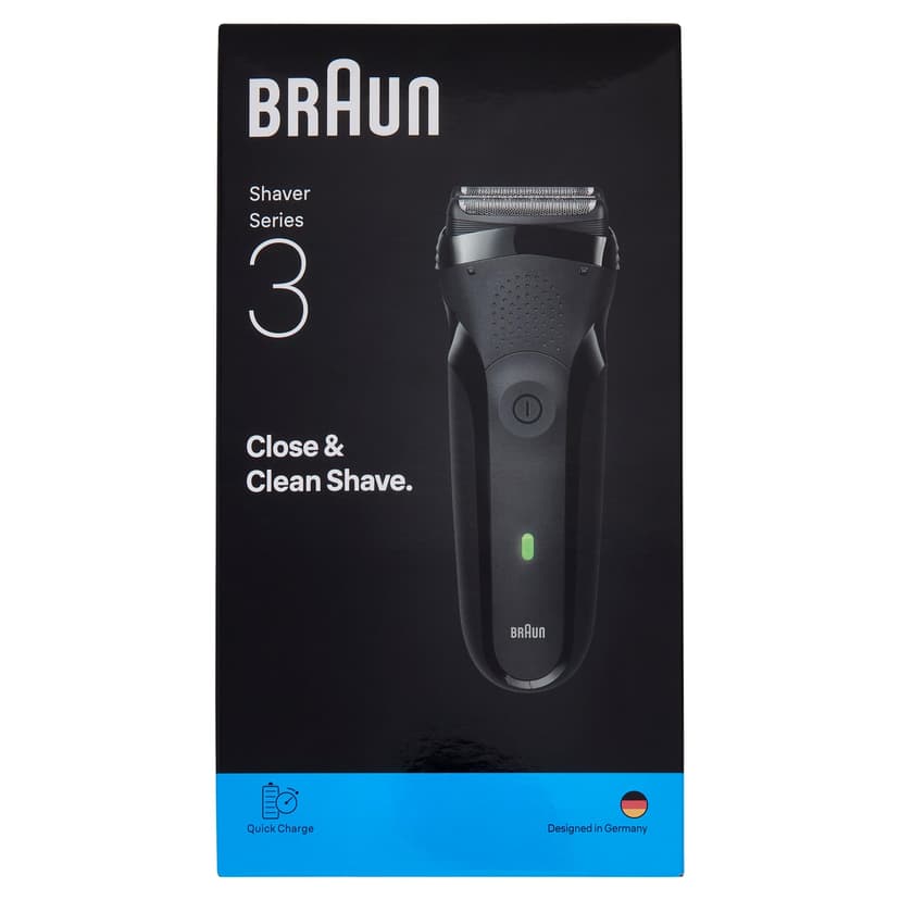 Braun Rasoir Electrique A Barbe Homme Series 3 300S A Gri… - 1