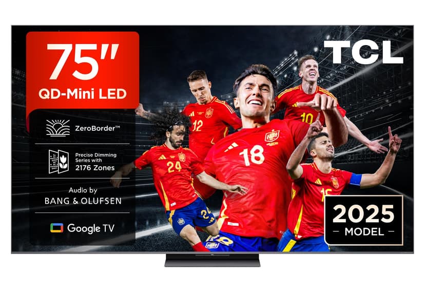TCL C8K - 4K QD Mini LED Google TV 75" - 1