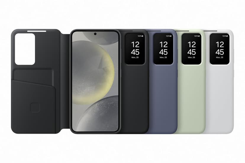 Etui Smart View avec Porte Carte pour Samsung Galaxy S24 Noir - 5