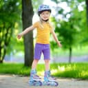 Patins à roues alignées papillon et fleur pour filles et garçons – Rose rouge pour adolescents de 7, 8, 9, 10 ans – Toutes roues lumineuses réglables pour sports d'intérieur et d'extérieur, cadeau - 6