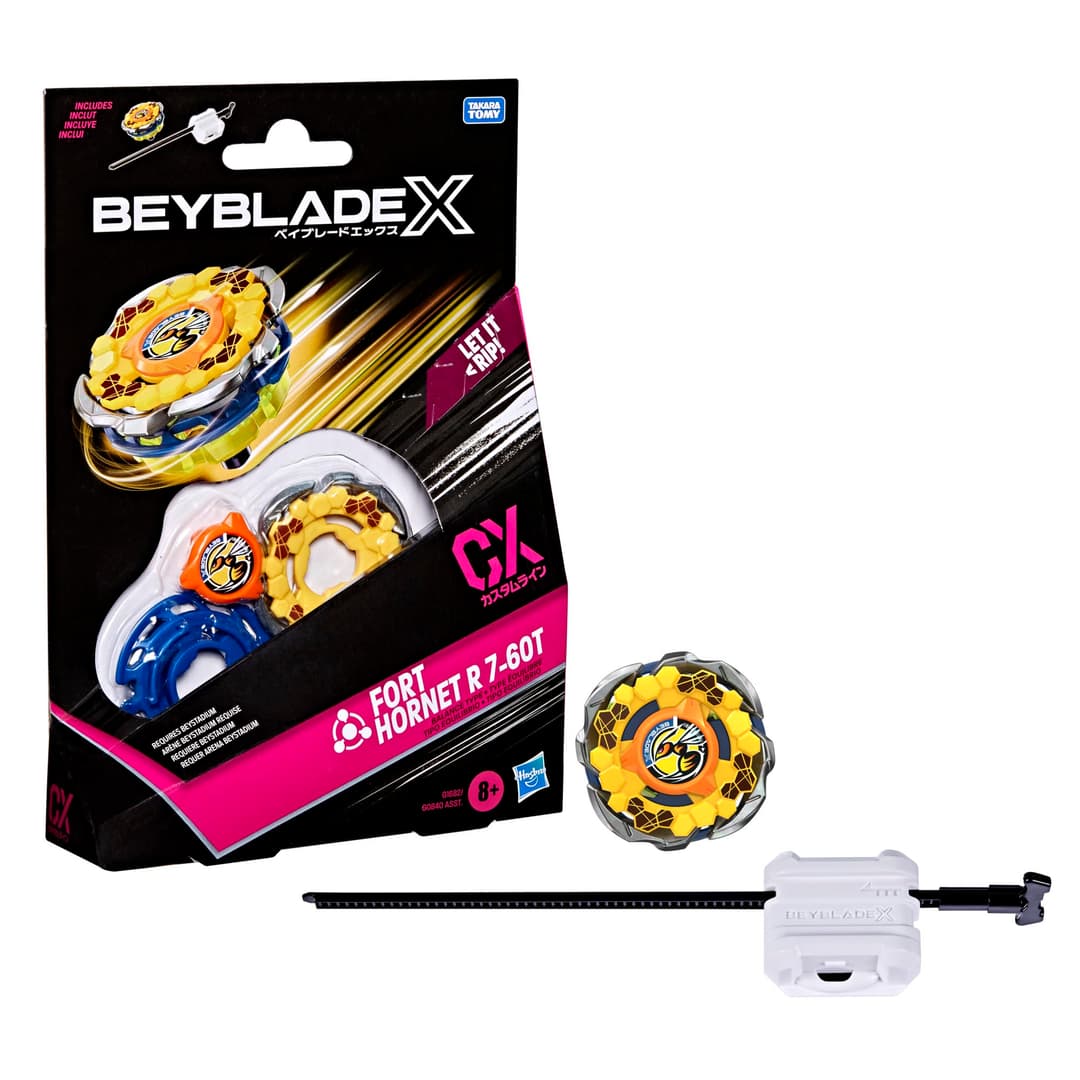 Beyblade X Fort Hornet R 7-60T CX Starter Pack Top and La…