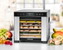 ROMMELSBACHER DA 650 automatic dehydrator, drying surface 0.5 m2, with 7 stainless steel dehydration trays, 1 dehydration rack, 1 dehydration stand, LCD display, - 2