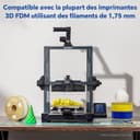 DEEPLEE PLA Filament 1.75mm, 1kg Spool Black. Accuracy ±0.2mm, Perfect Winding, No Jams. Compatible with FDM 3D Printers - 7