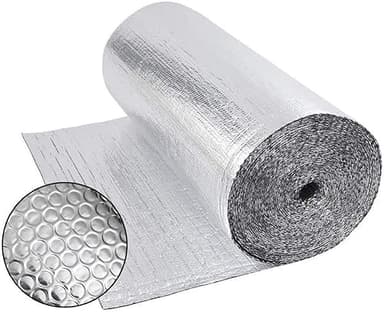 Isolant Thermique 0,6x10M, Rouleau Film Aluminisé a Bulle…