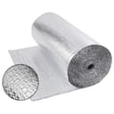 Isolant Thermique 0,6x10M, Rouleau Film Aluminisé a Bulles Double Face 4mm Résistant pour Réflecteur de Chaleur et de Froid, Idéal pour Radiateur, Mur, Voiture, Fenetre - 1
