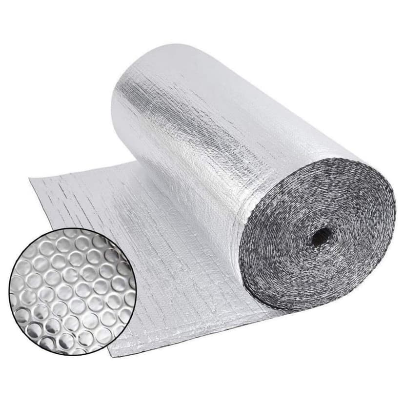 Isolant Thermique 0,6x10M, Rouleau Film Aluminisé a Bulle… - 1