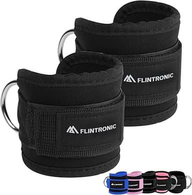 Flintronic Ankle Straps for Cable Machine, Gym Cuffs with…