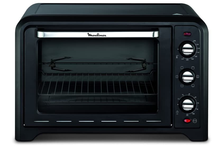 Moulinex Four électrique 39 L, 7 modes de cuisson, Chaleur tournante, Thermostat réglable jusqu’à 240° C, Tournebroche, Minuteur 120 min, Grille réversible, Optimo noir OX485810 - 6