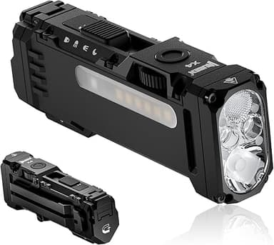 WUBEN Lampe torche plate X4 EDC avec lumière RVB, mini la…