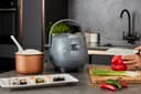 Yum Asia Panda Mini cuiseur à riz avec bol en céramique Ninja et logique floue avancée (3,5 tasses, 0,63 litre) 4 fonctions de cuisson du riz, 4 fonctions multicuiseur, 220-240V (Cobalt Grey) - 6