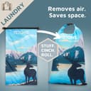 TRIPPED Travel Gear – Lot de 7 cubes de rangement pour voyage, organiseurs de bagages extra larges, ultra légers, extensibles/sacs de compression pour vêtements (parcs nationaux) - 7